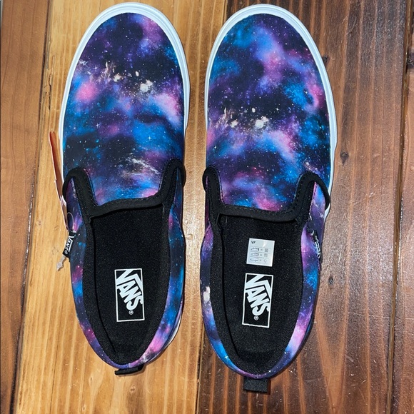 Vans Asher Slip On Sneaker - Galaxy NWT Size 6 - Picture 12 of 15